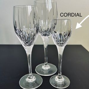MIKASA (Set of 2) Arctic Lights Crystal CORDIAL GLASSES